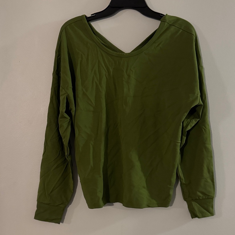 Olive Green Women's Top